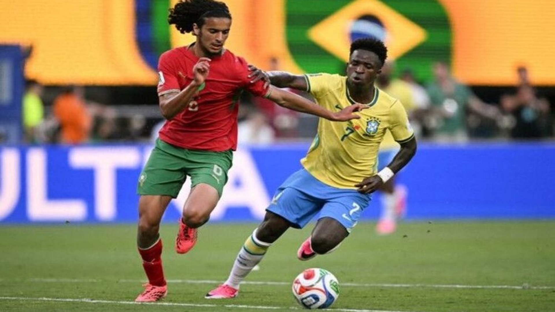 Record mondial d’audience pour le match Maroc-Brésil