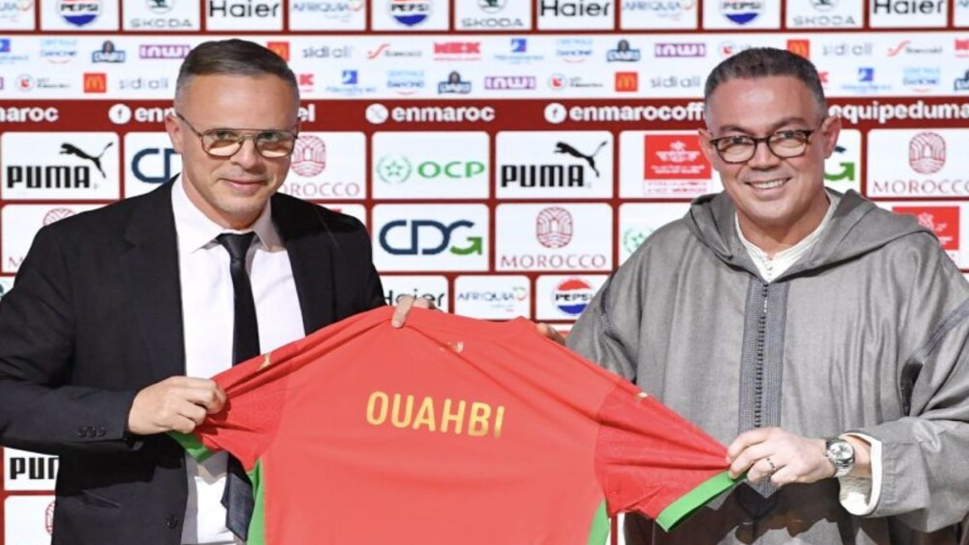 Football : Ouahbi, nouveau sélectionneur des Lions de l’Atlas, se dit “déterminé”