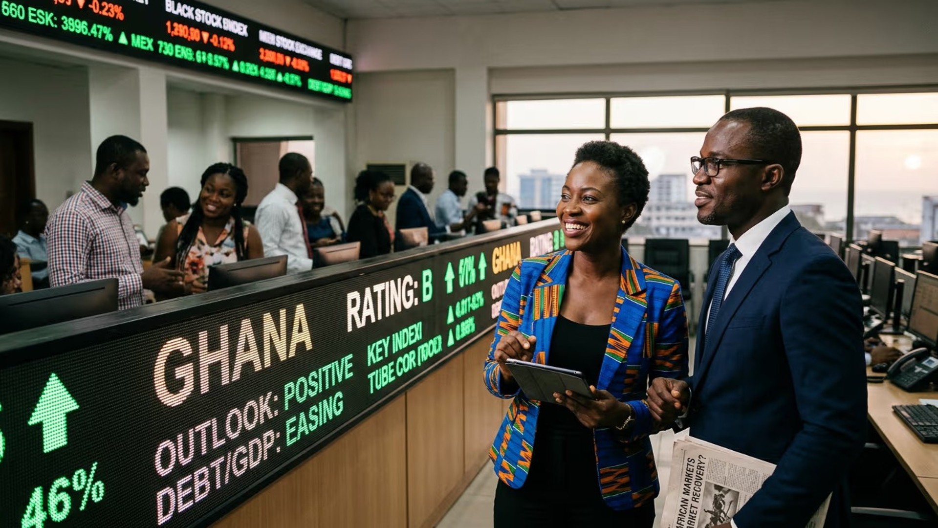 Le Ghana voit sa note de crédit relevée par l'agence Fitch 