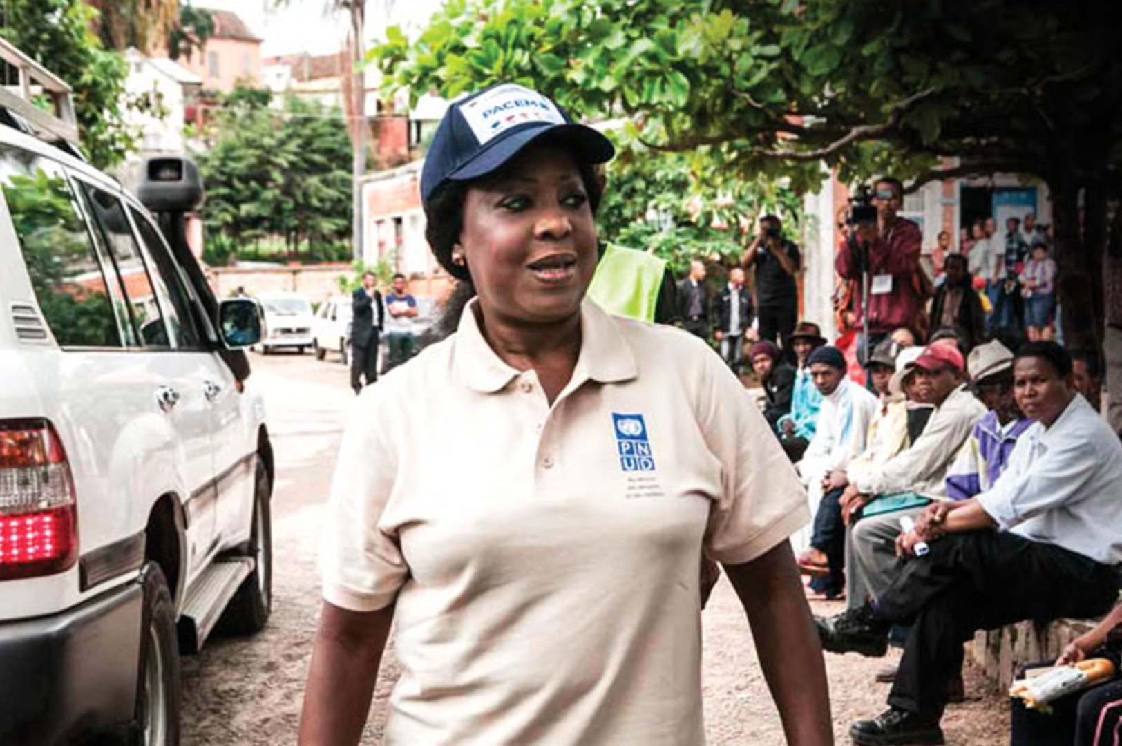 Comme Responsable de programmes humanitaires de l'ONU, Fatma Samoura a tiré beaucoup de leçons des crises qu'elle a eu à gérer. © Z. JIANLAN/XINHUA-REA
