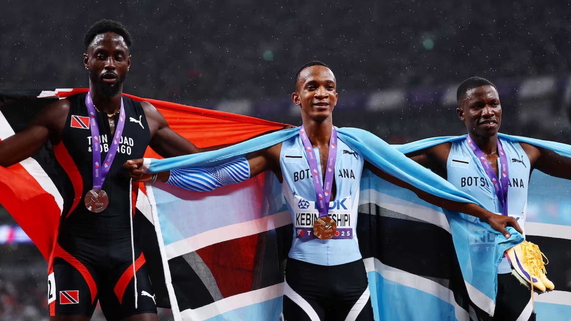Mondiaux de Tokyo : le Botswana frappe fort avec deux athlètes sur le podium du 400 m